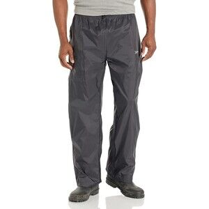 Arctix Storm Rain Pants Mens 4XL (52-54W) Charcoal Gray 36" Inseam Lightweight